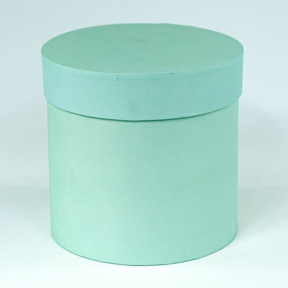 Изображение товара Подарочная коробка круглая мятная 15х15 см