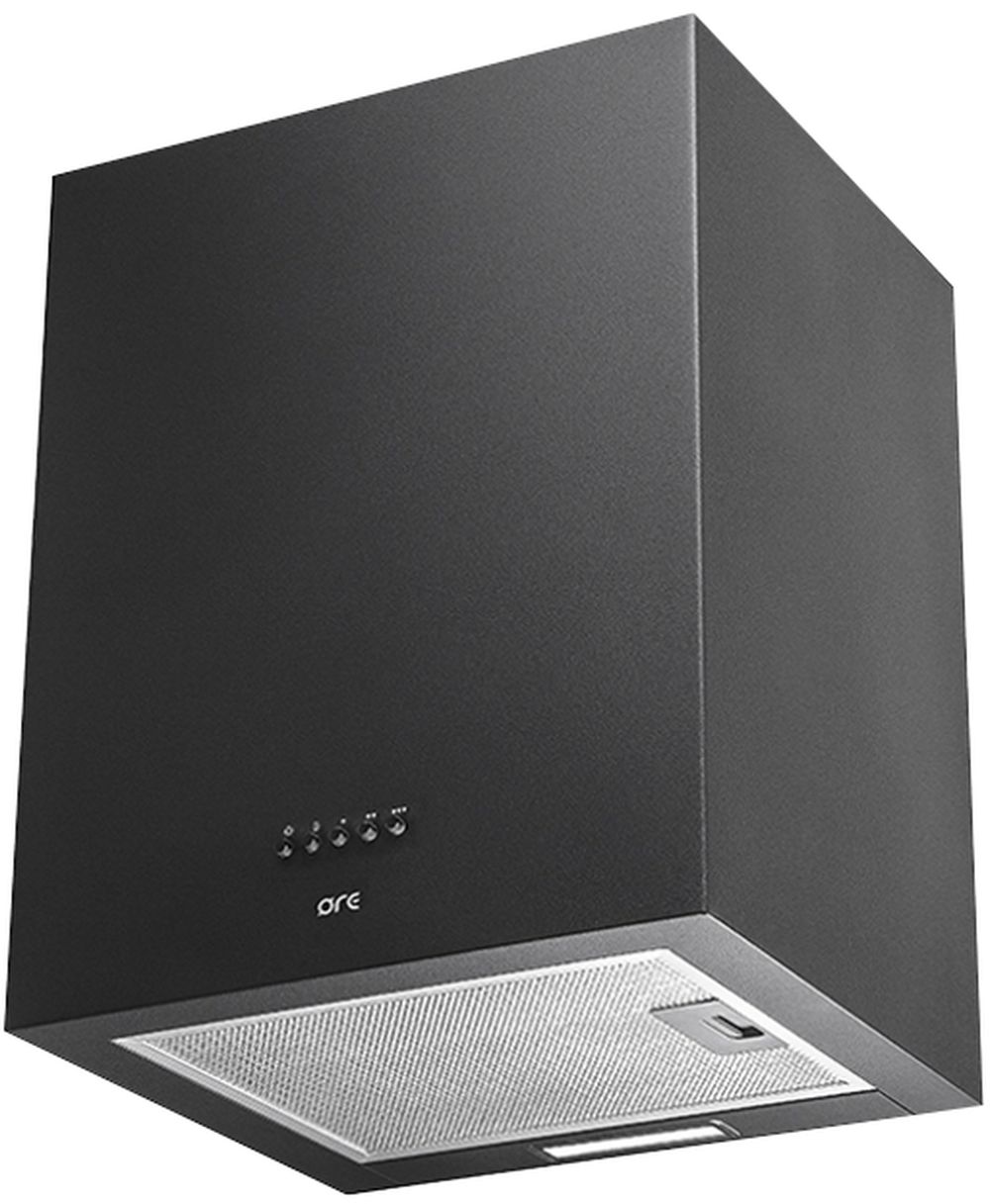 Изображение товара Кухонная вытяжка ORE A+ 40 BLACK стильная черная установка высокая эффективность