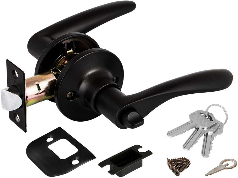 Изображение товара Дверная ручка-кноб PUNTO 6020 BL-E черный для межкомнатных дверей