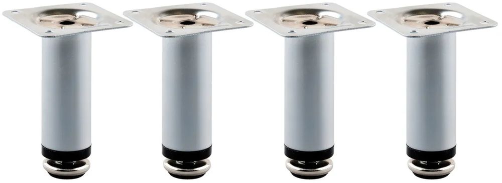 Изображение товара Опора мебельная регулируемая Lemax N0010-80 мм, хром 1 шт