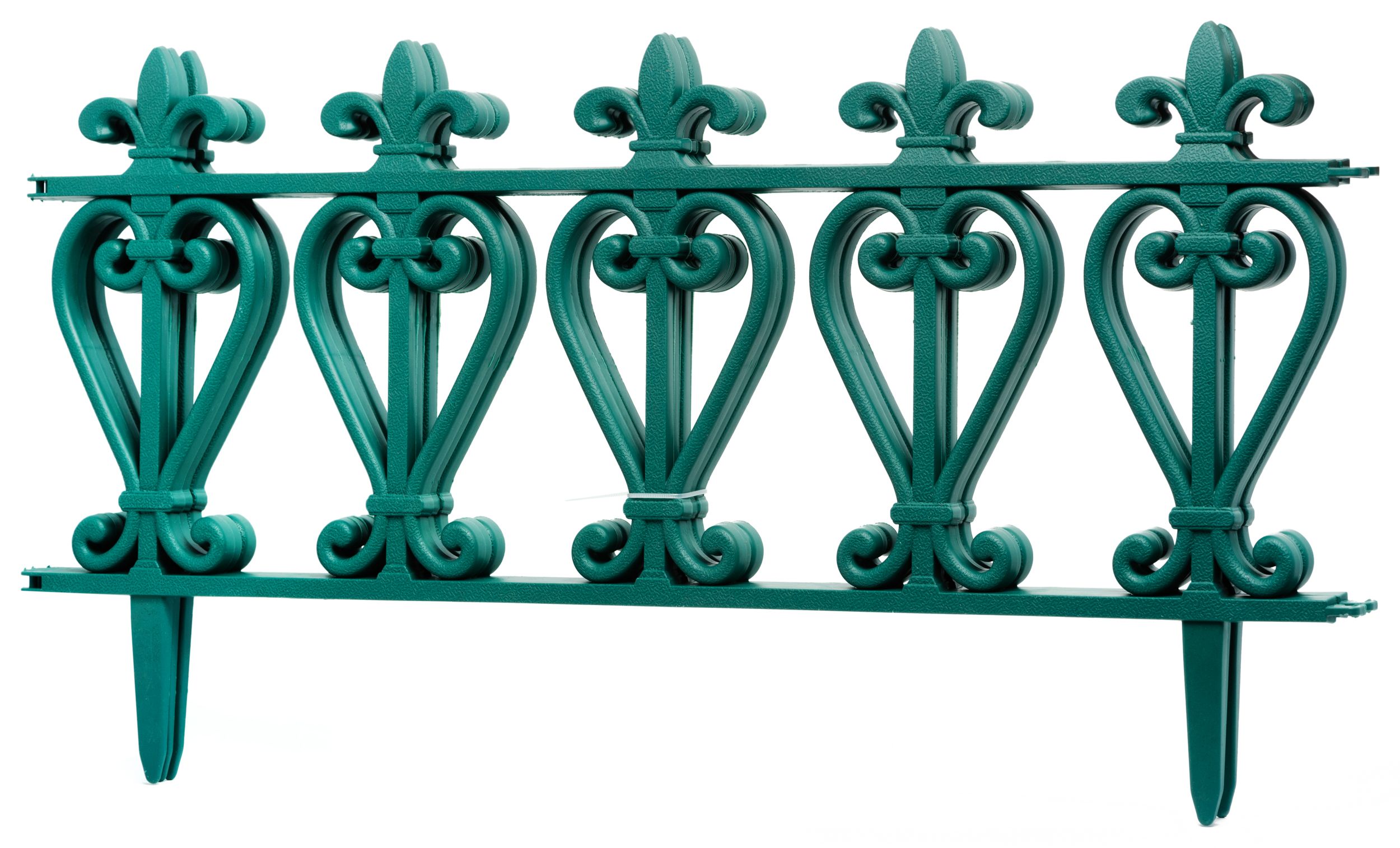 Изображение товара Ограждение садовое зеленое 3 шт 60,5х32,5 см для ограждения участка