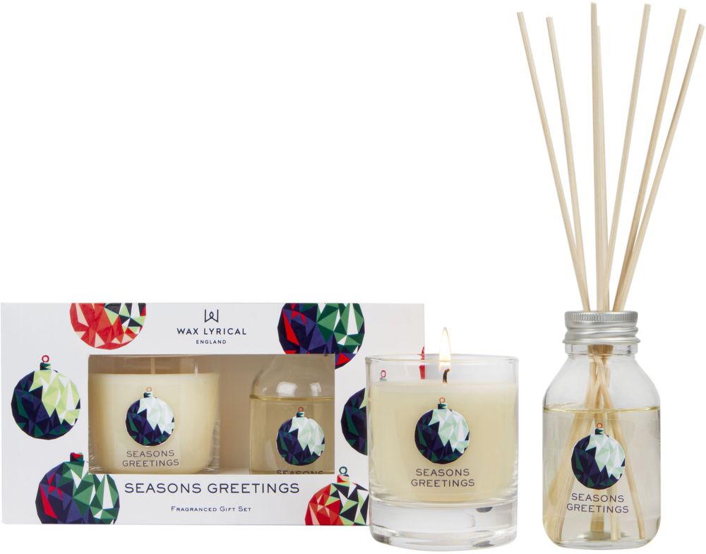 Изображение товара Набор ароматический Wax Lyrical новогоднее пожелание 7,5х20х10 см