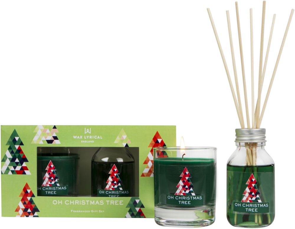 Изображение товара Набор ароматический Wax Lyrical рождественская елка 7,5х20х10 см
