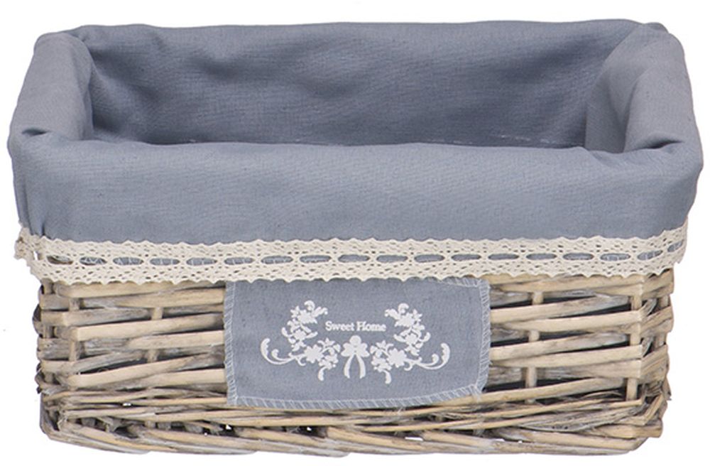 Изображение товара Корзина стеллажная Лён Д280 Ш200 В130 серый - универсальное решение для хранения