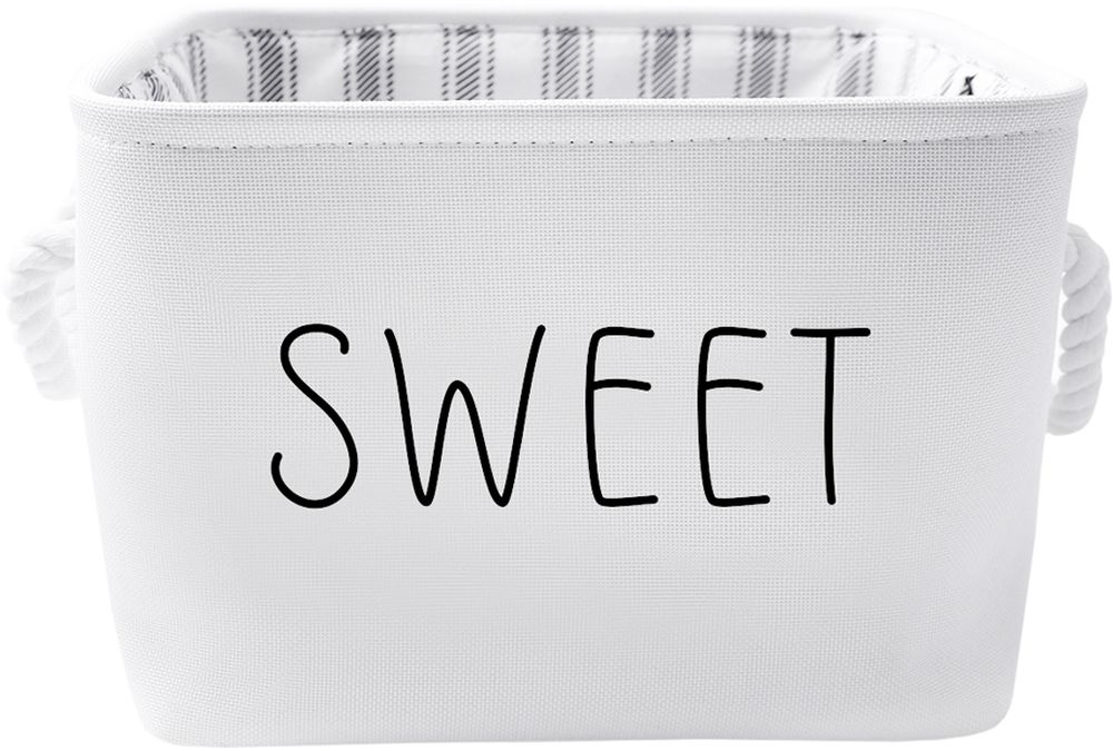 Изображение товара Корзина для хранения "White" 240x240x190 мм, белая, система хранения