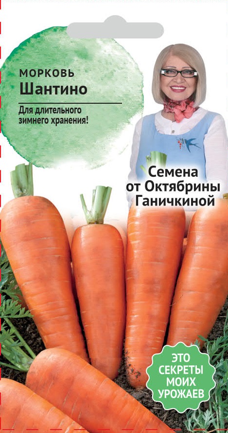 Изображение товара Семена Моркови Шантино 1,0 г