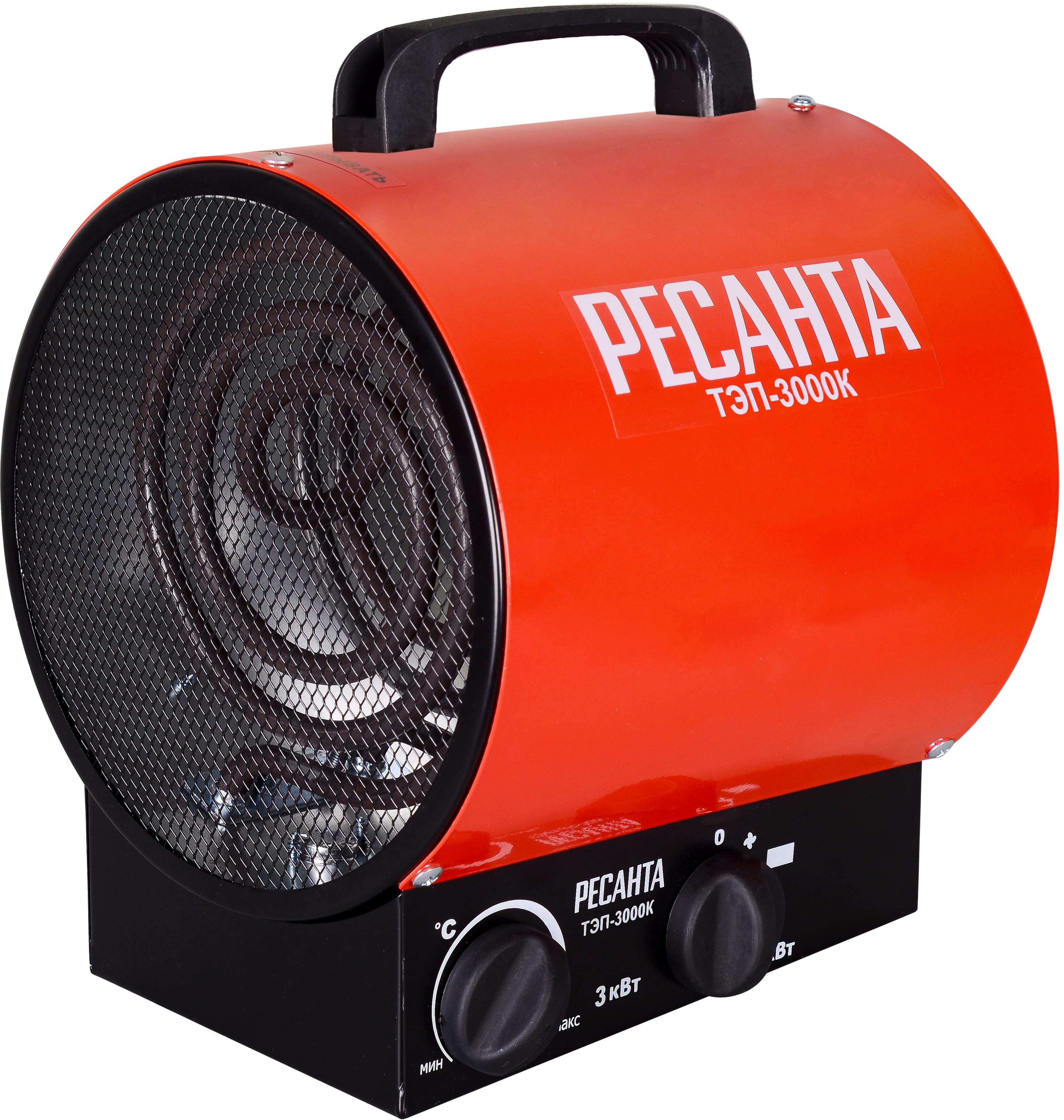 Изображение товара Электрическая тепловая пушка Ресанта ТЭП-3000К для обогрева помещений