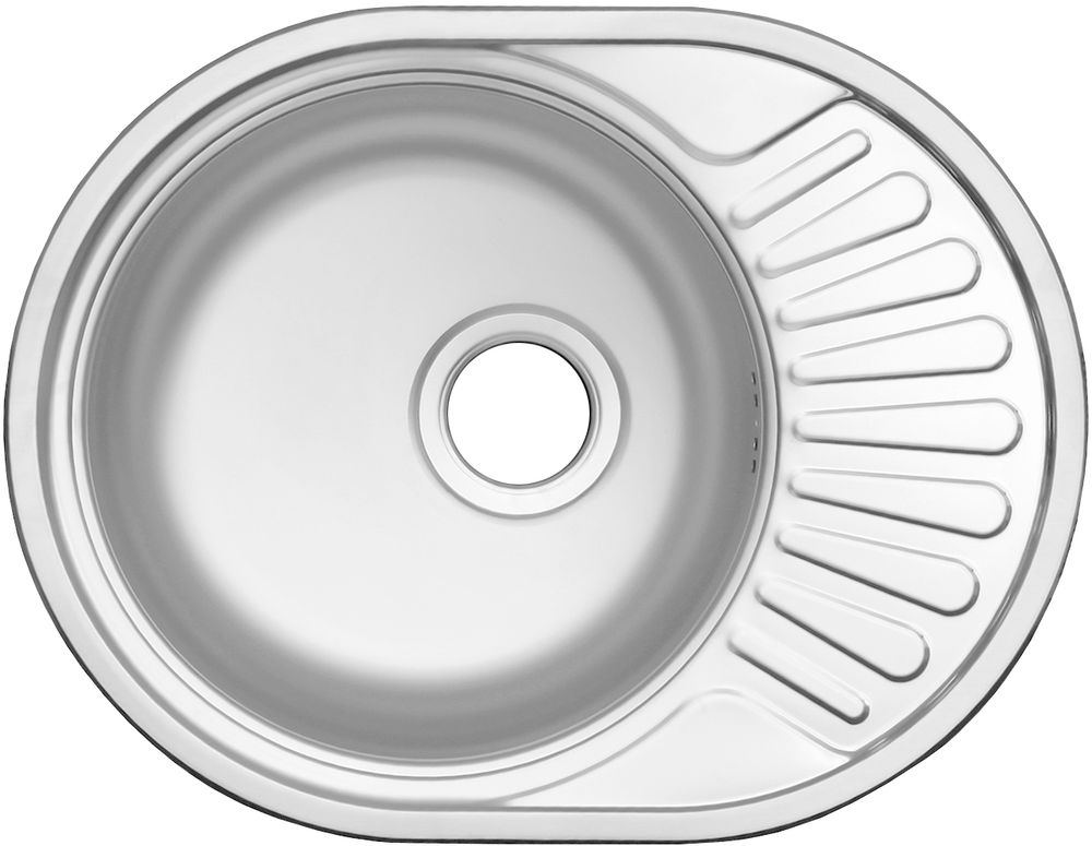Изображение товара Мойка врезная GERMAN 58X45 0,6 (0,6) ВЫП. 1 1/2