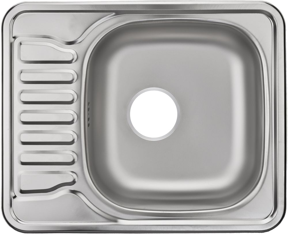Изображение товара Врезная кухонная мойка GERMAN 58X48 0,6, нержавеющая сталь