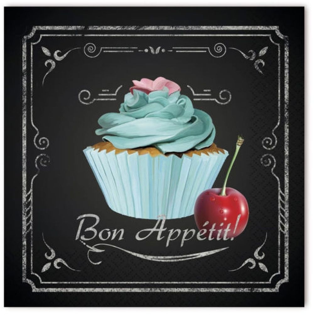 Изображение товара Салфетки бумажные bon appetit 3 слоя 24х24 см