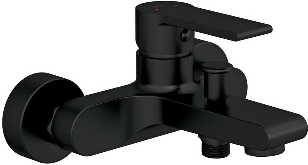 Изображение товара Смеситель для ванны Cersanit Brasko Black 63108 однорычажный черный латунь