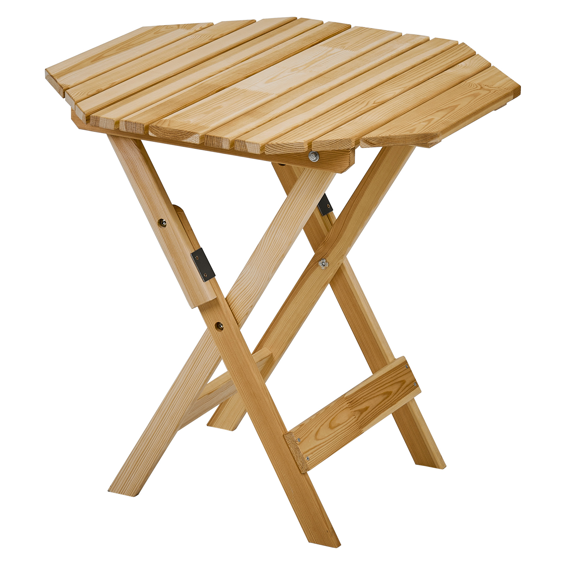 Изображение товара Садовый стол из сосны размер 70х70х70 см бежевый Стол сансет для сада