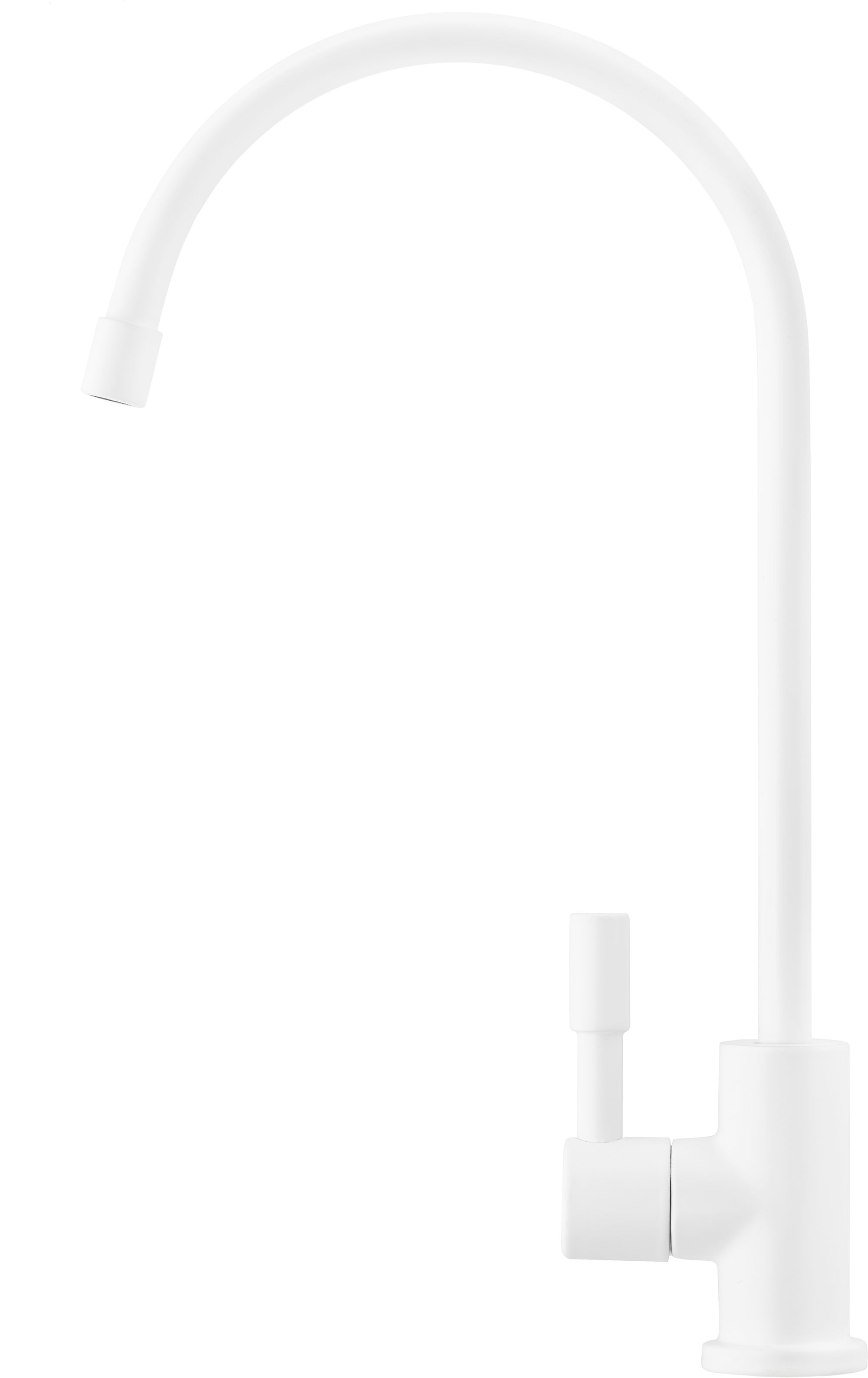 Изображение товара Кран для чистой воды Барьер белый матовый 1/4" нержавеющая сталь