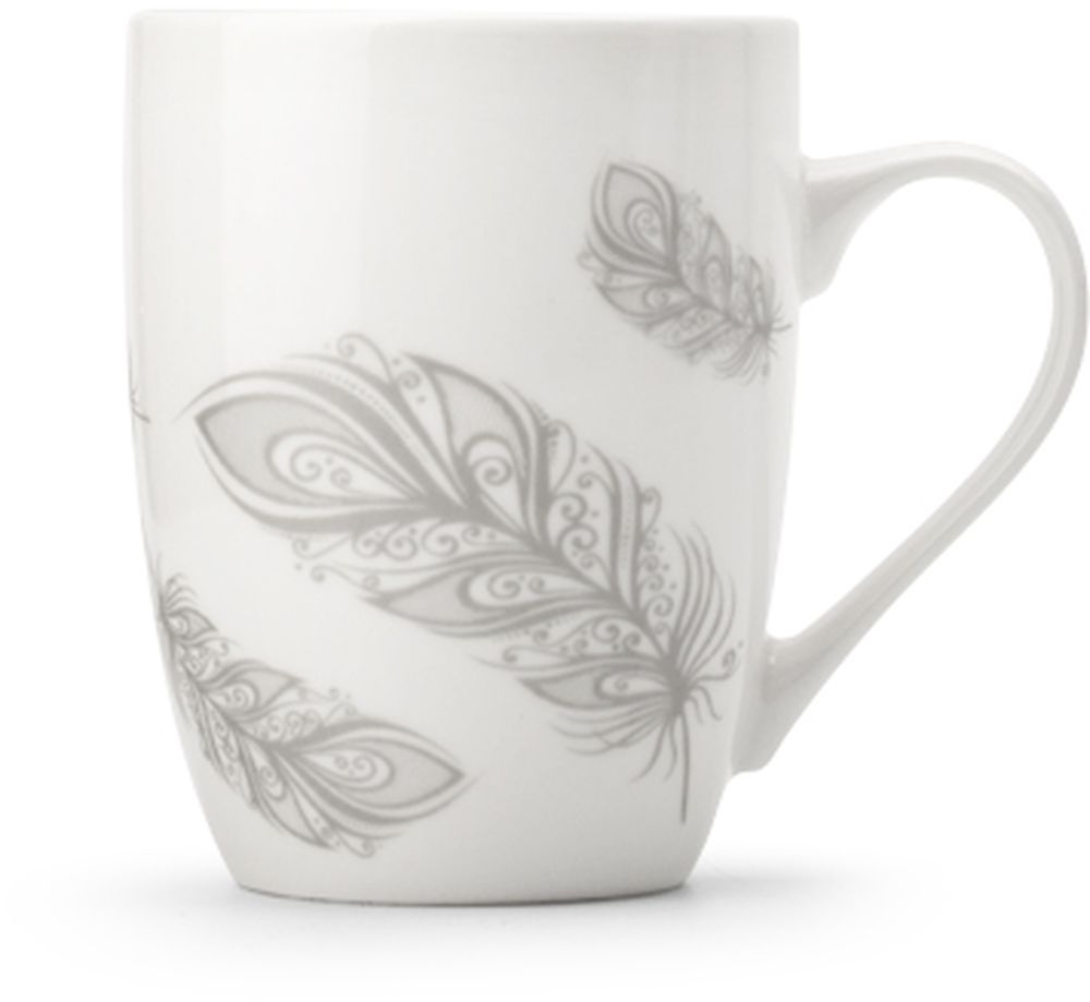 Изображение товара Фарфоровая кружка ATMOSPHERE White Swan 360 мл для чая и кофе