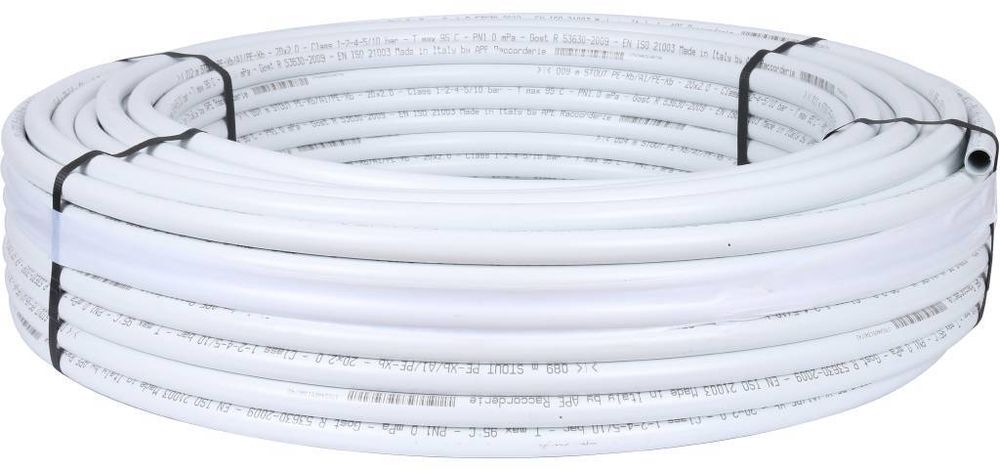 Изображение товара Металлопластиковая труба STOUT SPM 20 мм бухта 100 м для водоснабжения