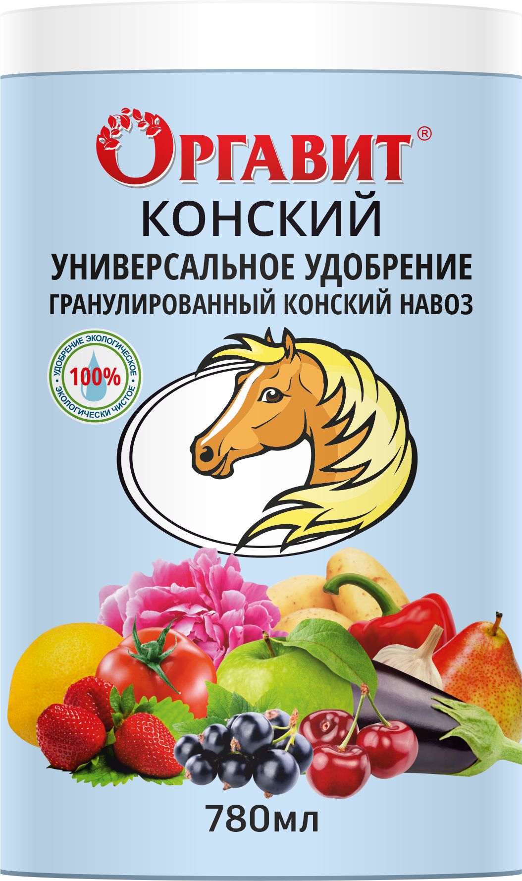 Изображение товара Удобрение навоз конский ОРГАВИТ гранулы 750 гр