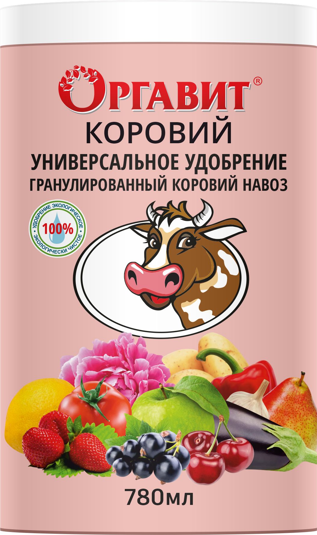 Изображение товара Удобрение навоз коровий ОРГАВИТ гранулы 750 гр