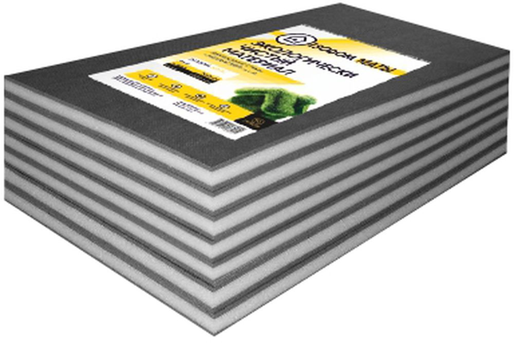 Тепло-звукоизоляцияISODOMЕвроблок50мм0,6кв.м