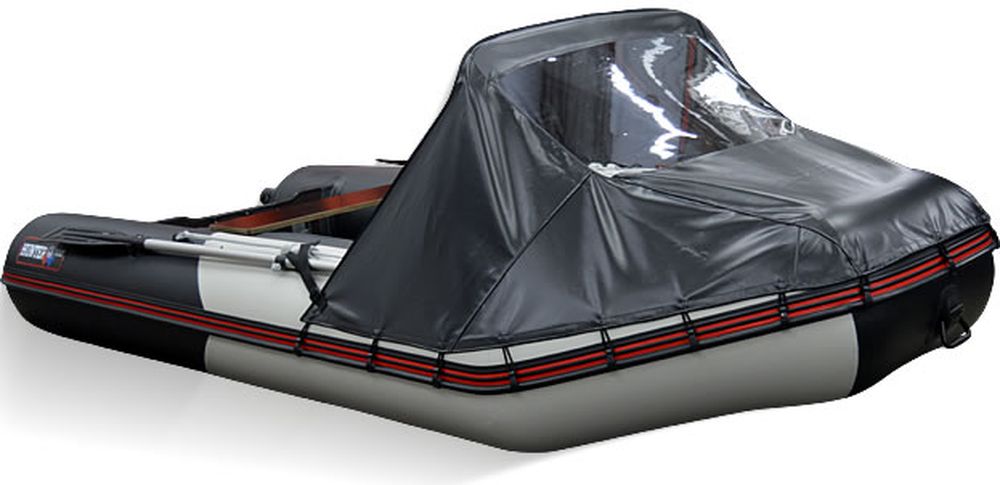 Изображение товара Тент для лодки Хантер 345/365ЛКА - надежная защита вашего водного транспорта