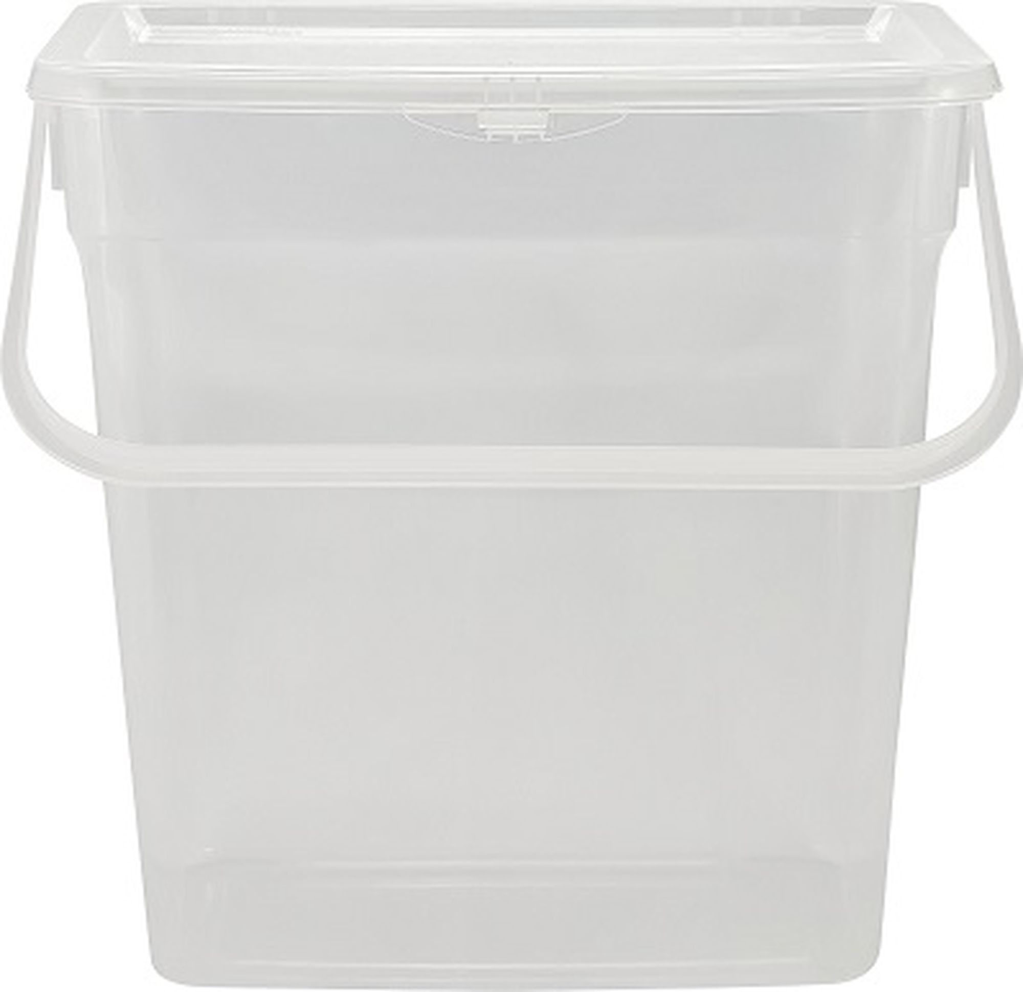 Изображение товара Ведро для стирального порошка Plast Team 10л натуральное хозяйственное