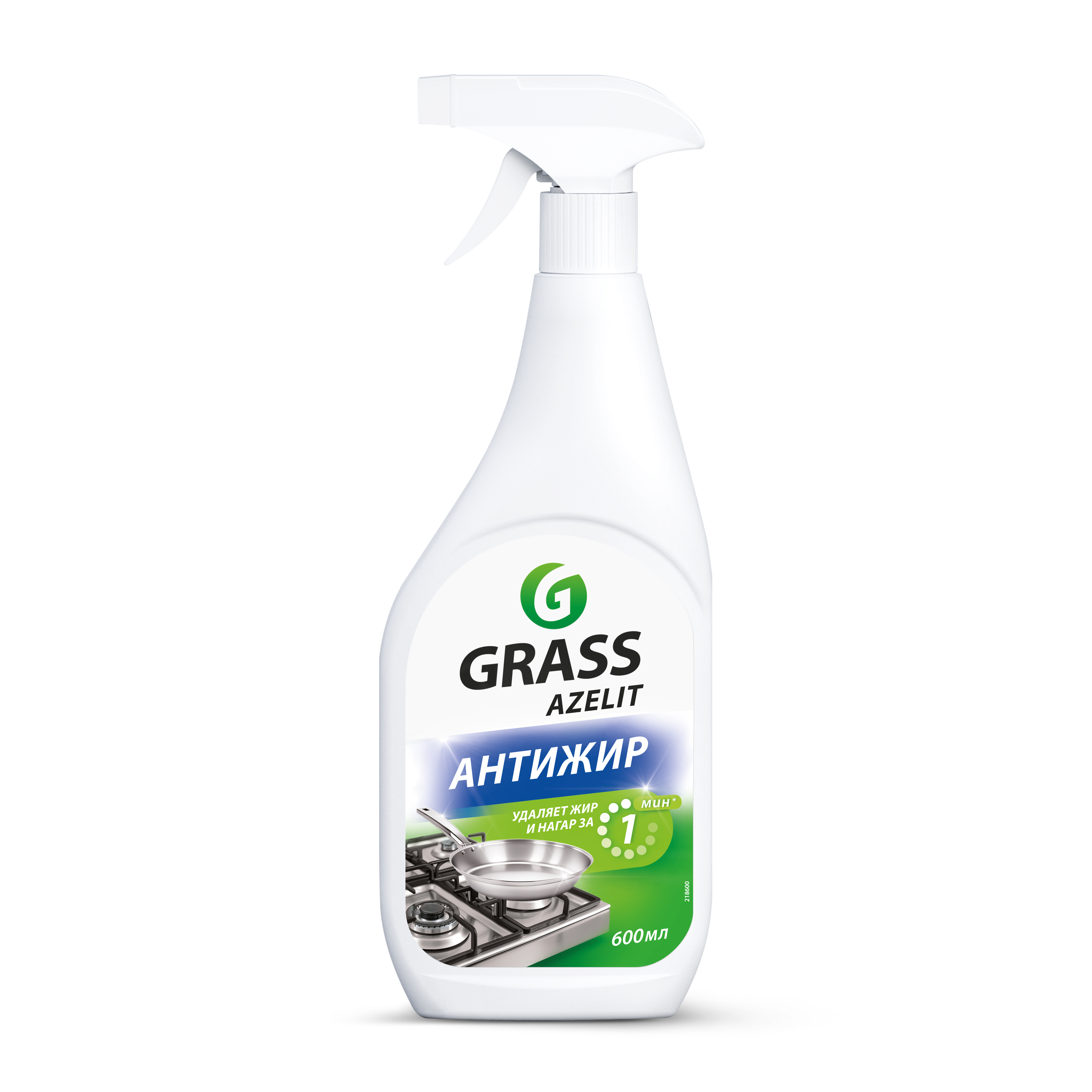Изображение товара Средство чистящее для кухни Антижир Azelit, Grass, 600 мл