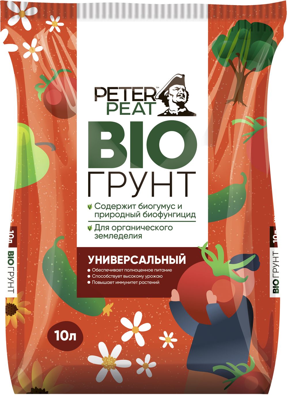Изображение товара Грунт универсальный PETER PEAT BIO 10 л