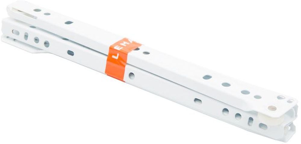 Изображение товара Направляющая мебельная роликовая LEMAX Prof NR-08-WT1-350 белый