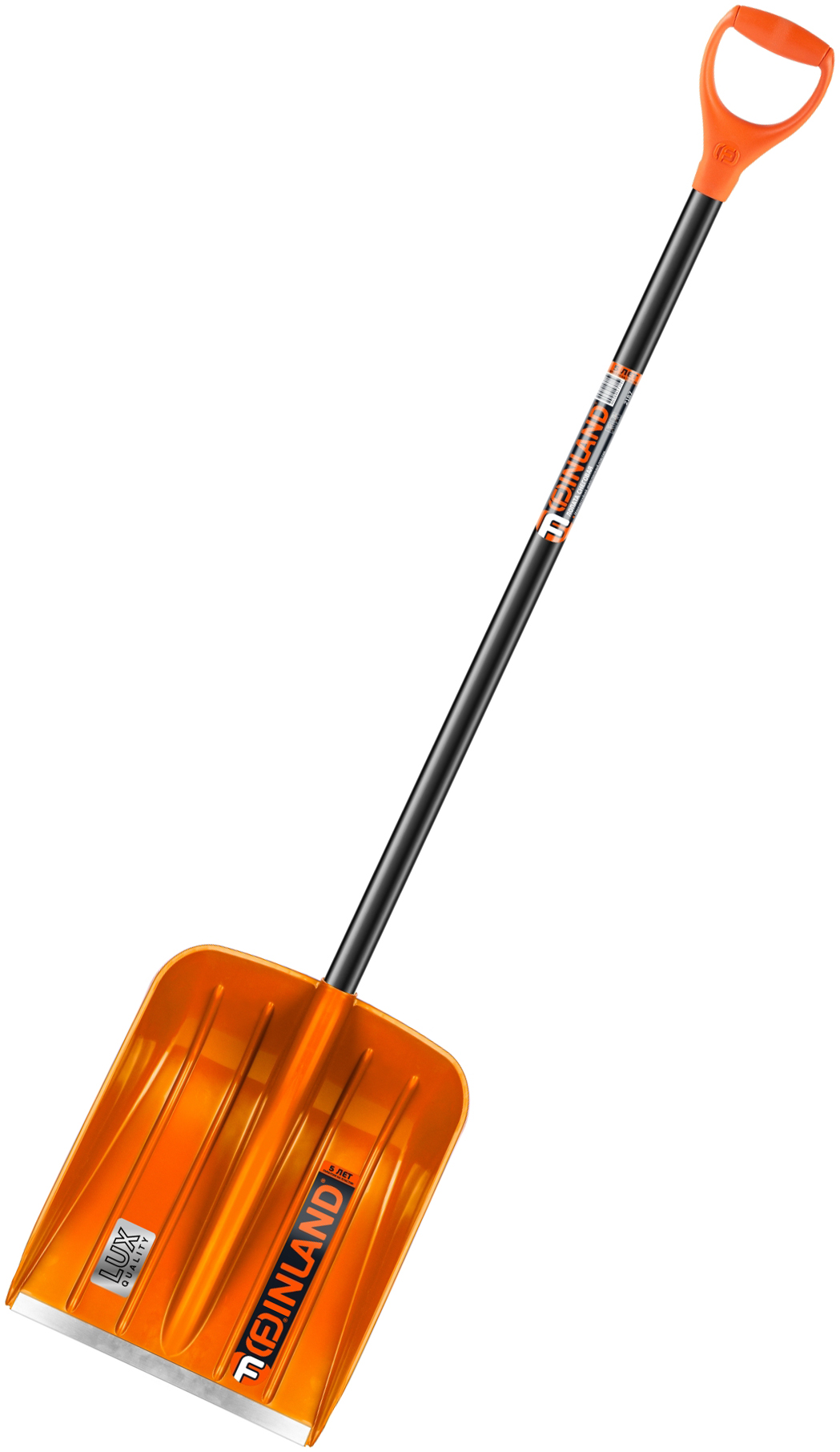 Изображение товара Лопата снеговая Finland Orange 36x44 см прочная пластиковая для зимней уборки