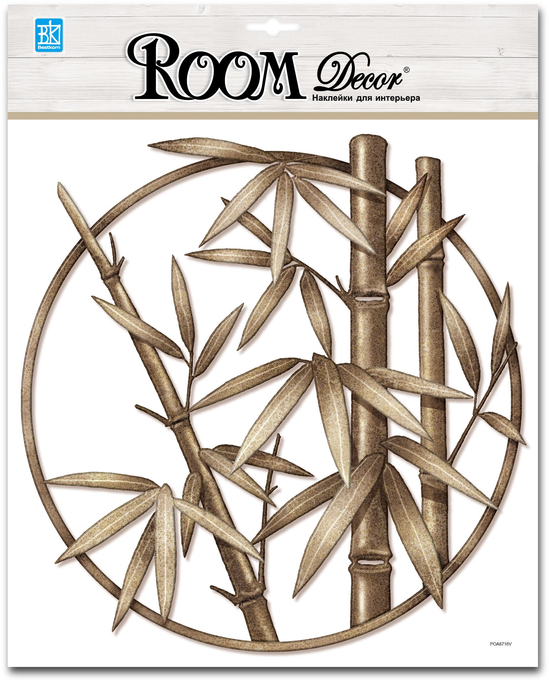 Изображение товара Наклейка декоративная Room Decor 8716 POA панно рельеф бамбук 30,5x31 см