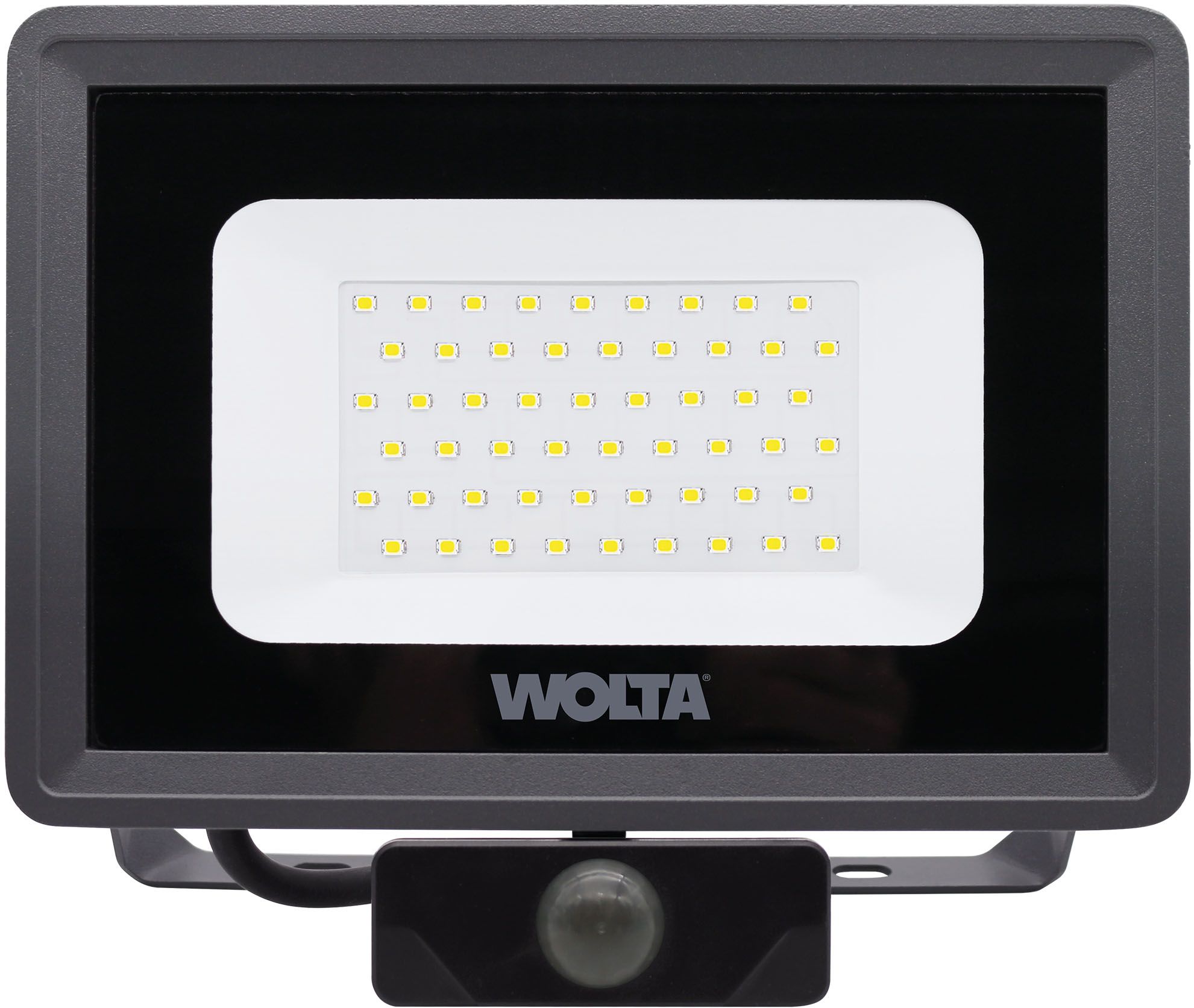 Изображение товара Светодиодный прожектор Wolta WFL-50W/06S 50Вт IP65 с датчиком движения