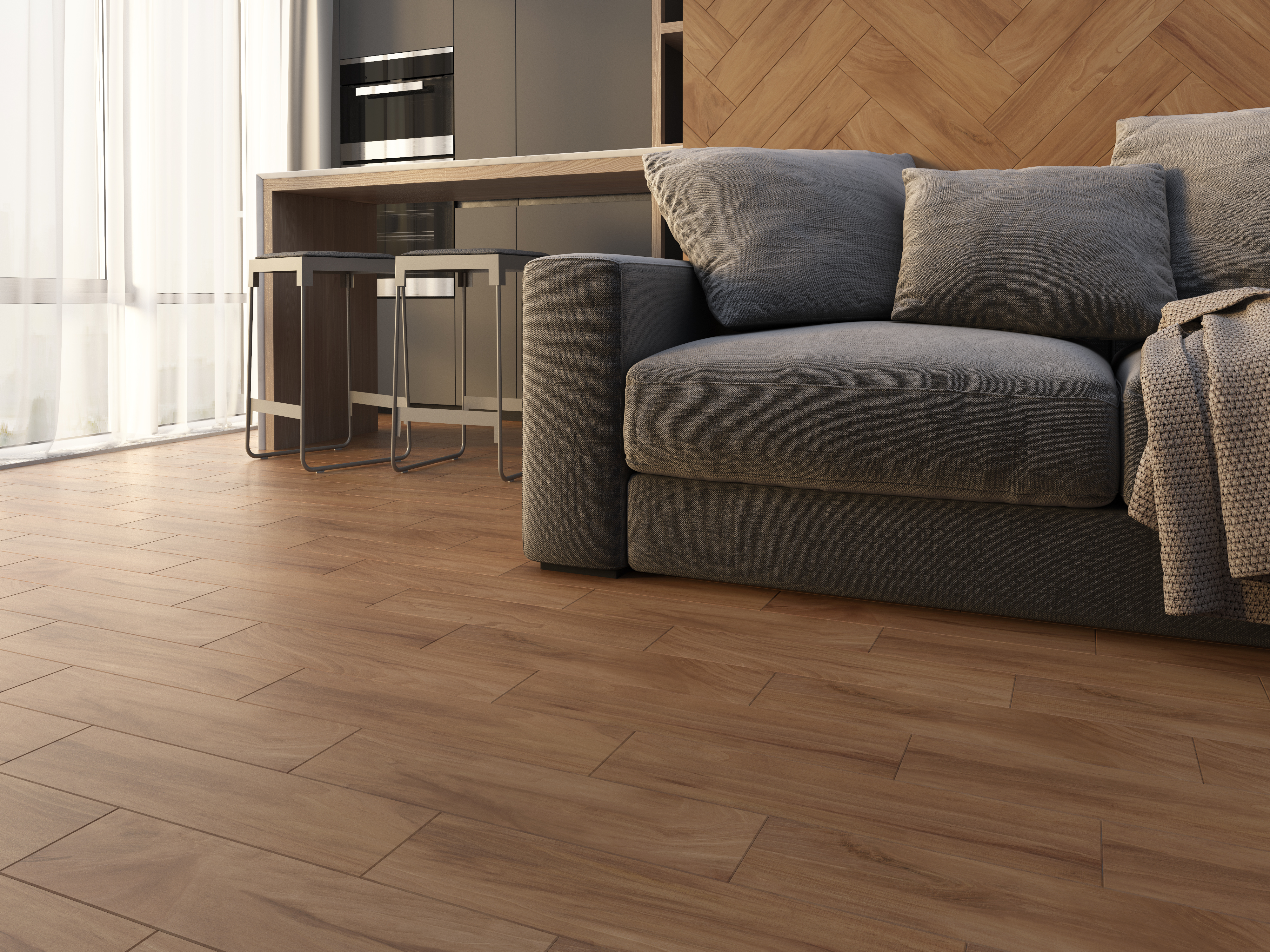 Изображение товара Керамогранит Gracia Ceramica Nut brown 12,5X50 см 0,875 м²