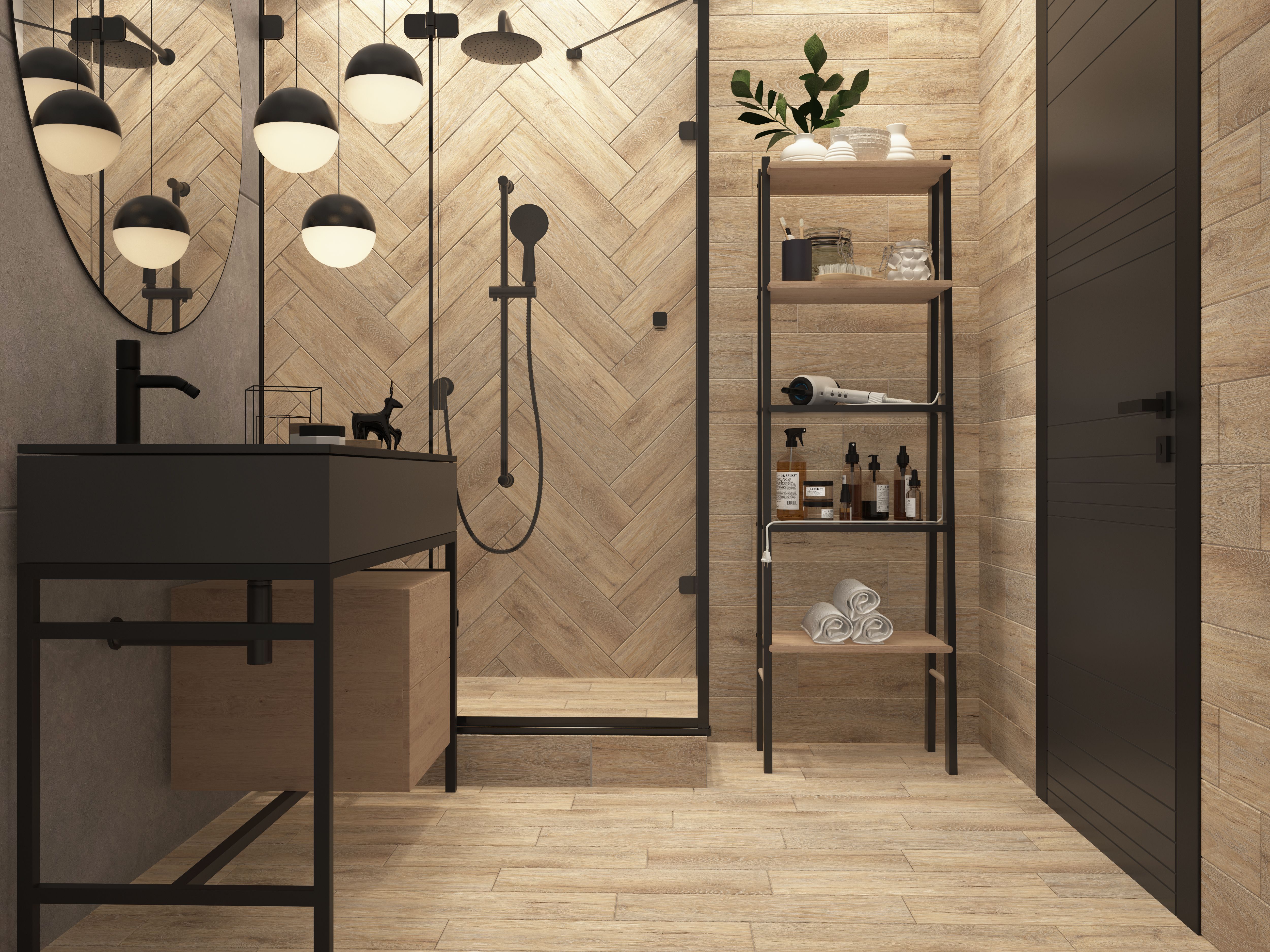 Изображение товара Керамогранит Gracia Ceramica Oak beige 12,5x50 см, 0,875 м², морозостойкий, матовая поверхность