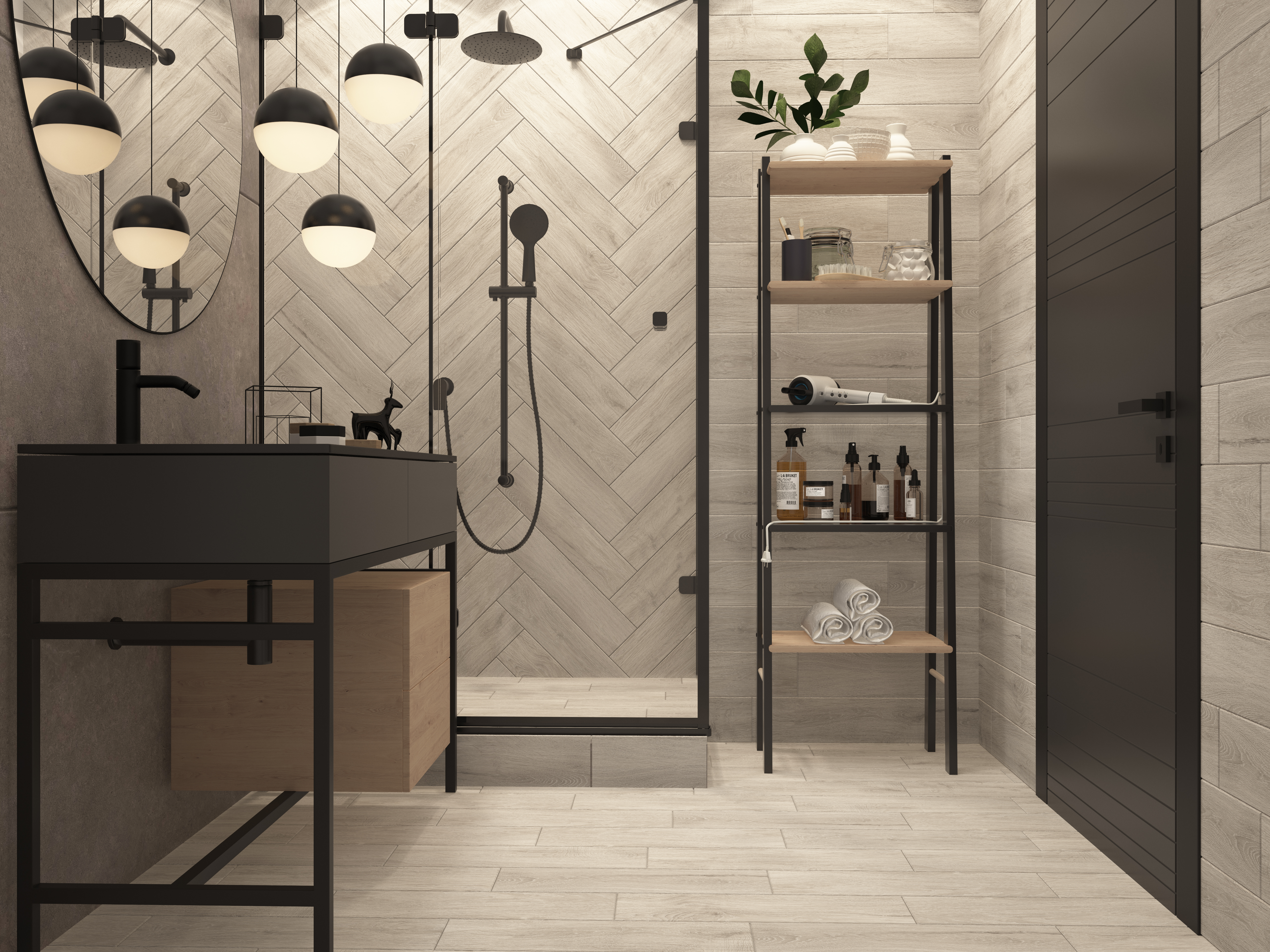 Изображение товара Керамогранит Gracia Ceramica Oak grey 12,5X50 см 0,875 м² облагородит пол и стены
