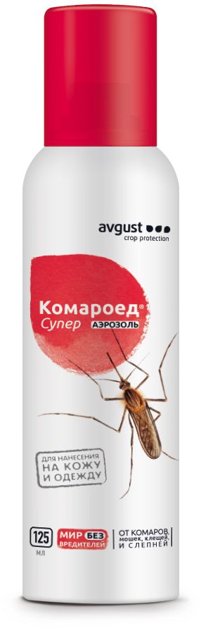Изображение товара Инсектицид от насекомых Avgust Комароед Супер 125 мл