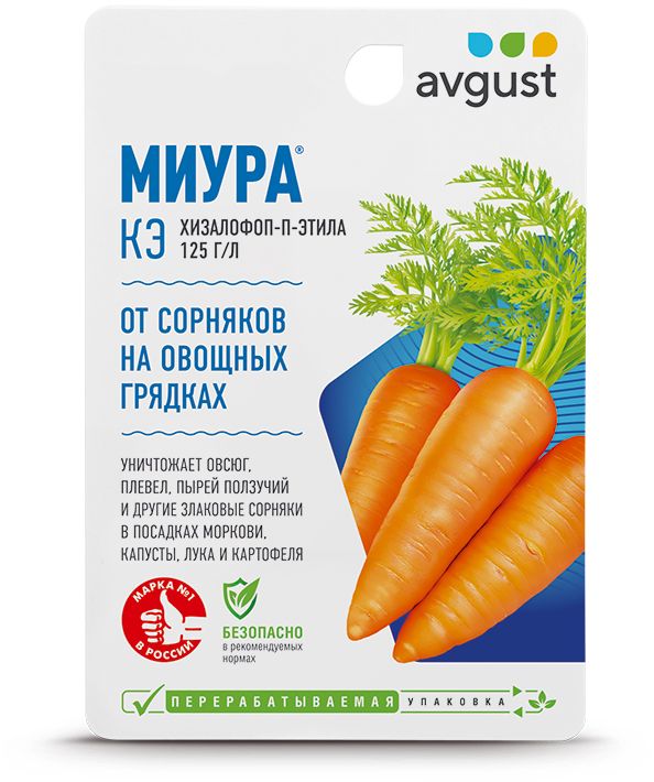 Гербицид от сорняков Avgust Миура 12 мл - купить по цене 99 руб. в ...