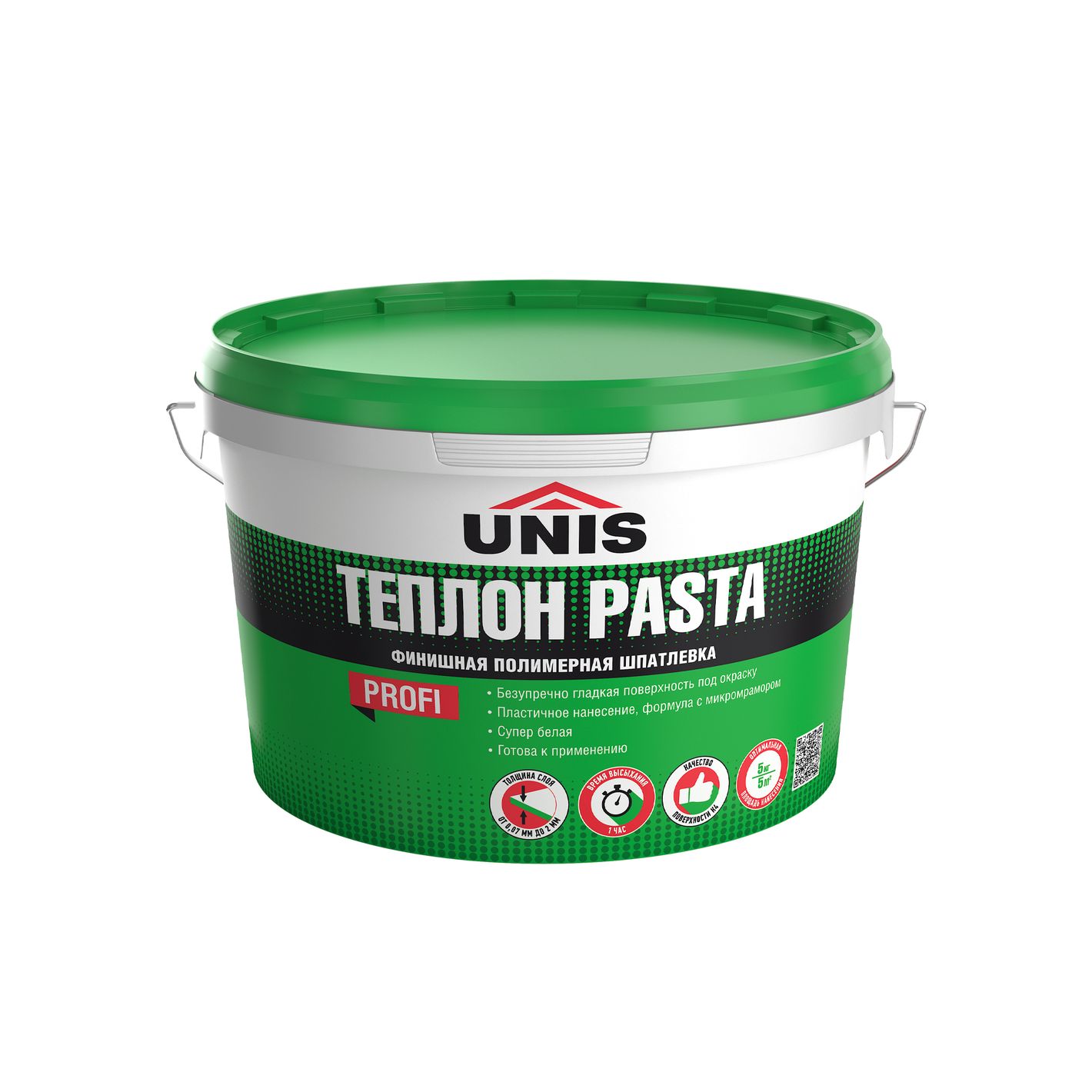 Изображение товара Шпаклевка финишная полимерная UNIS ТЕПЛОН Pasta 5 кг