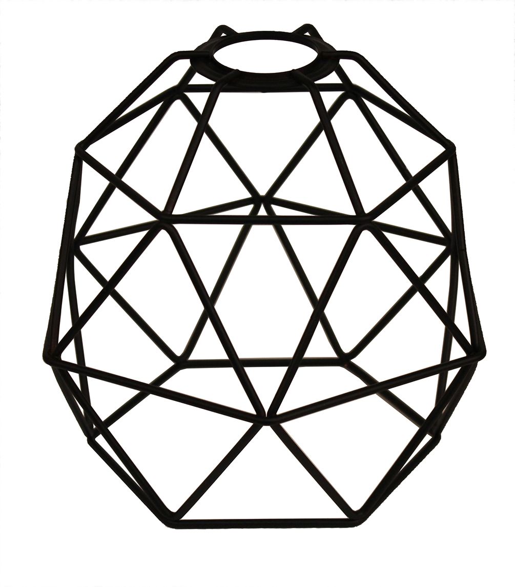 Изображение товара Металлический абажур 33 Идеи черный 20x18 см с патроном Е27