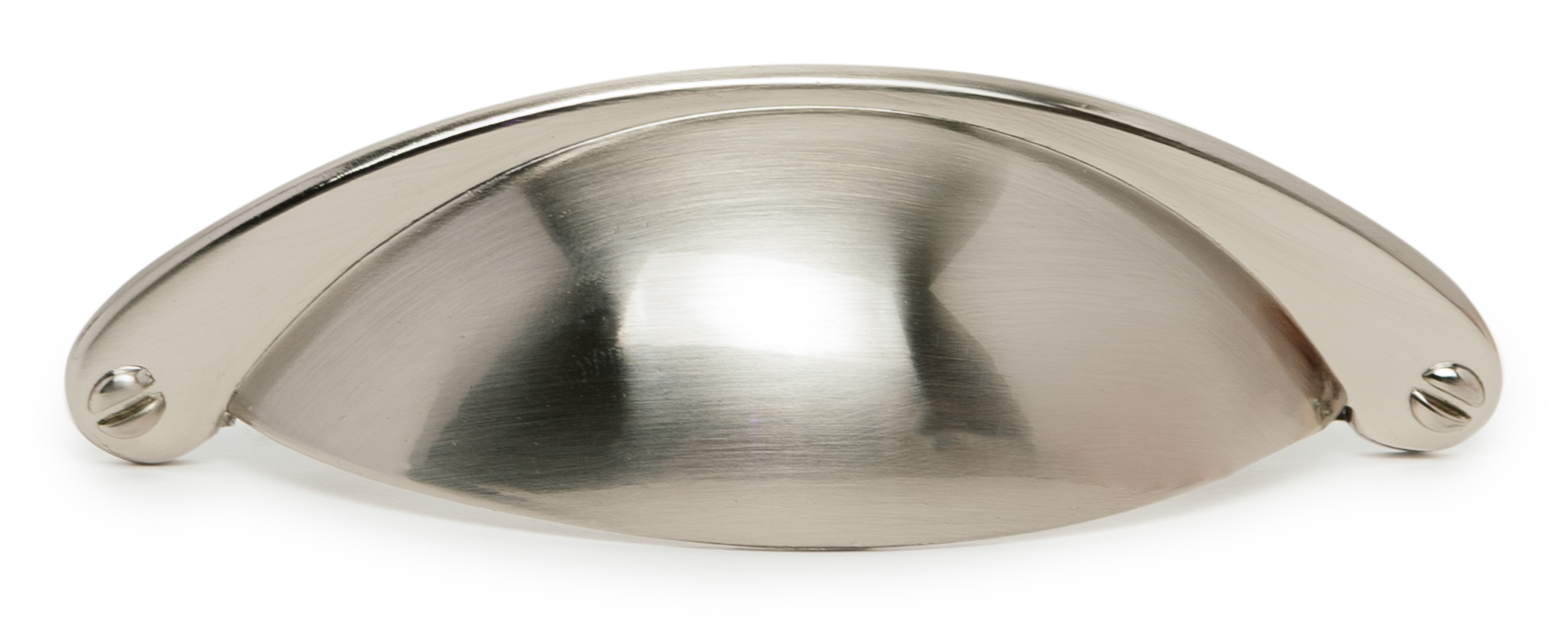 Изображение товара Ручка-ракушка JET 203 м.ц.64 мм замак брашированный никель