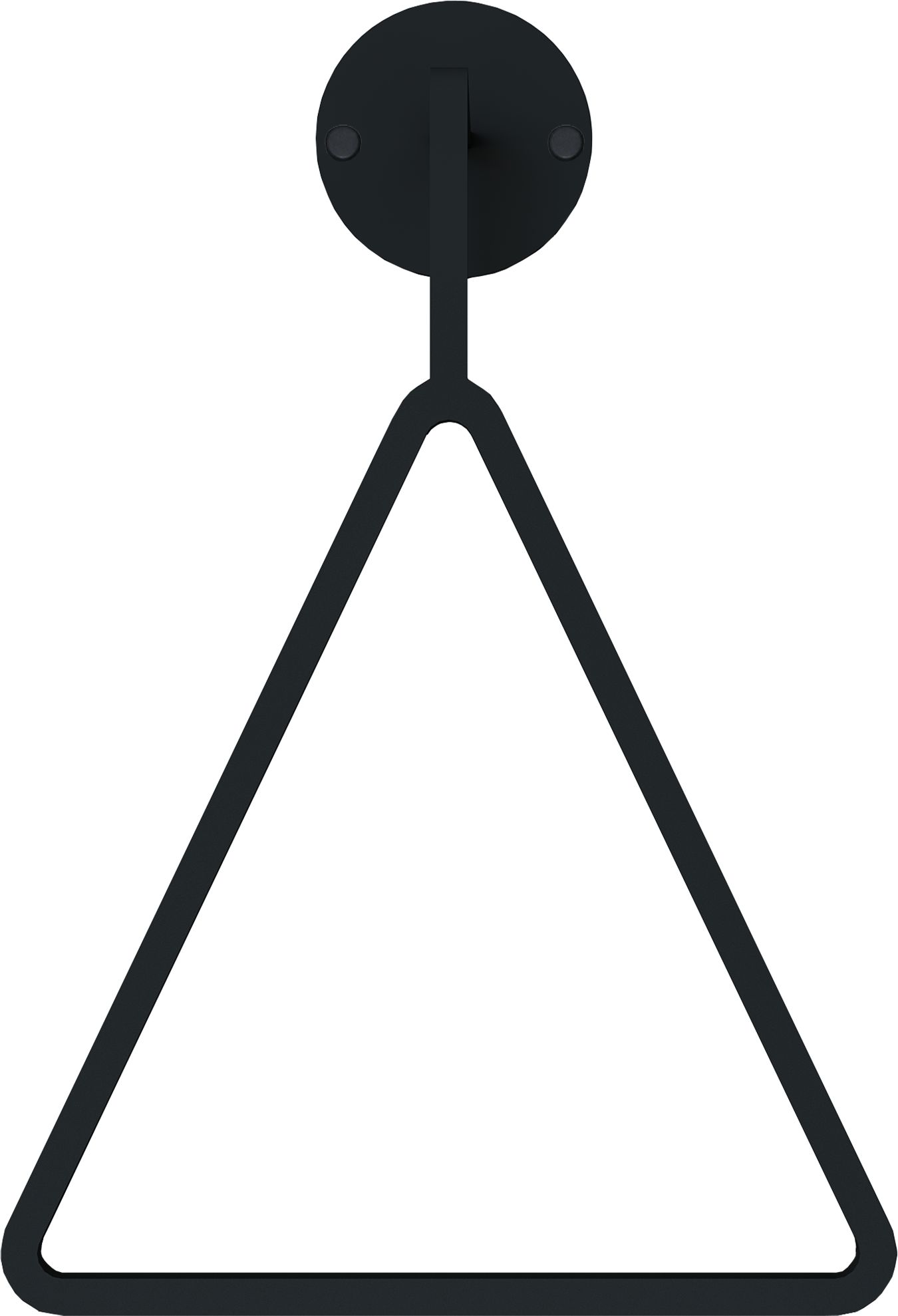 Изображение товара Полотенцедержатель Треугольник черный