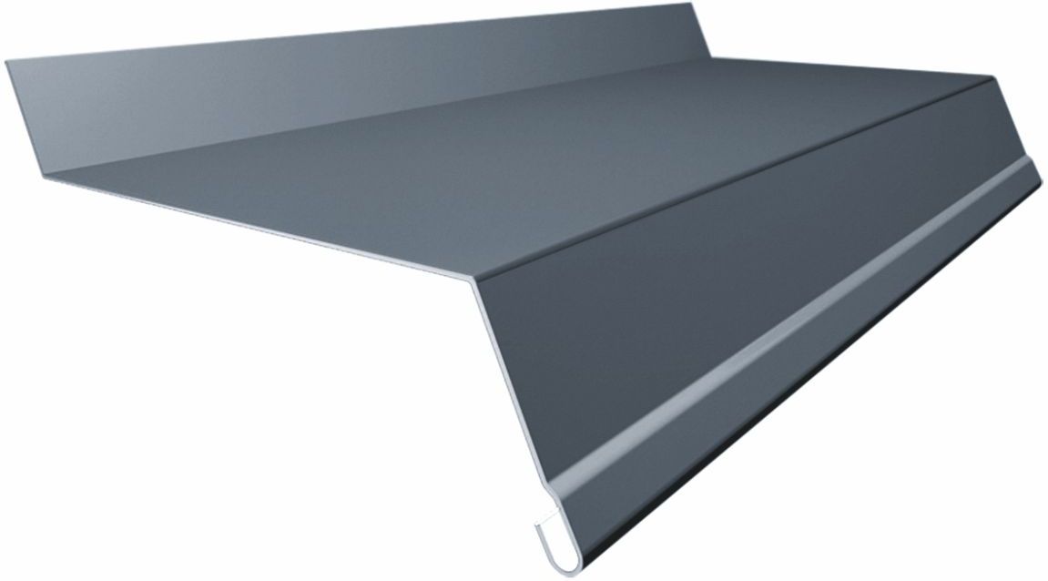 Изображение товара Отлив Таврос 100х2000 RAL7024 графит, металл