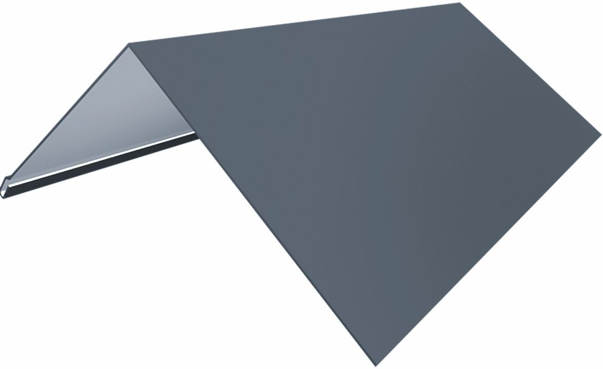 Изображение товара Планка карнизная 80х2000 RAL7024 графит из стали с полиэстеровым покрытием