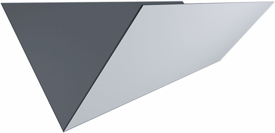 Изображение товара Ендова Таврос простая 200х2000 RAL7024 графит, металл