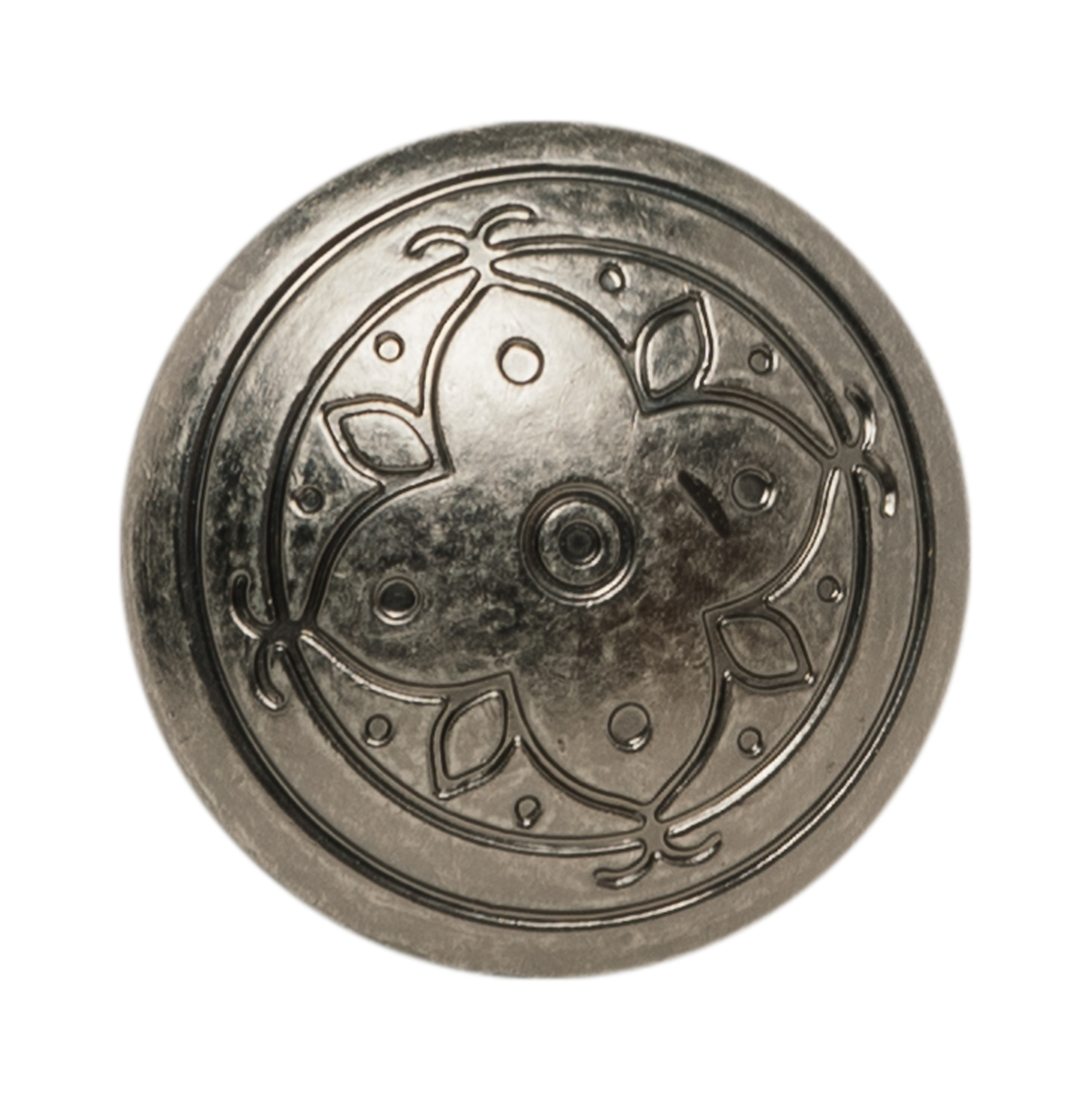 Изображение товара Ручка-кнопка чернёный старинный цинк KERRON RK-102 BAZ