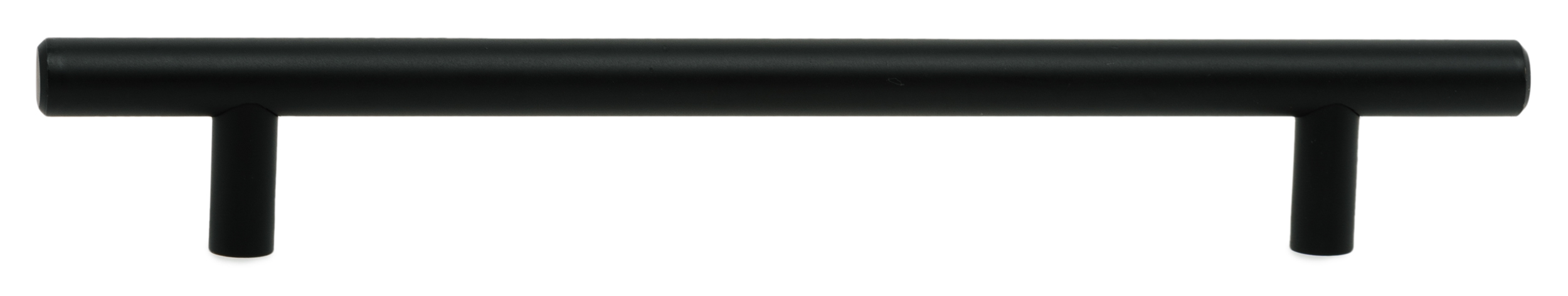 Изображение товара Ручка-рейлинг 160 мм из цам черный глянцевый KERRON R-3020-160 BL