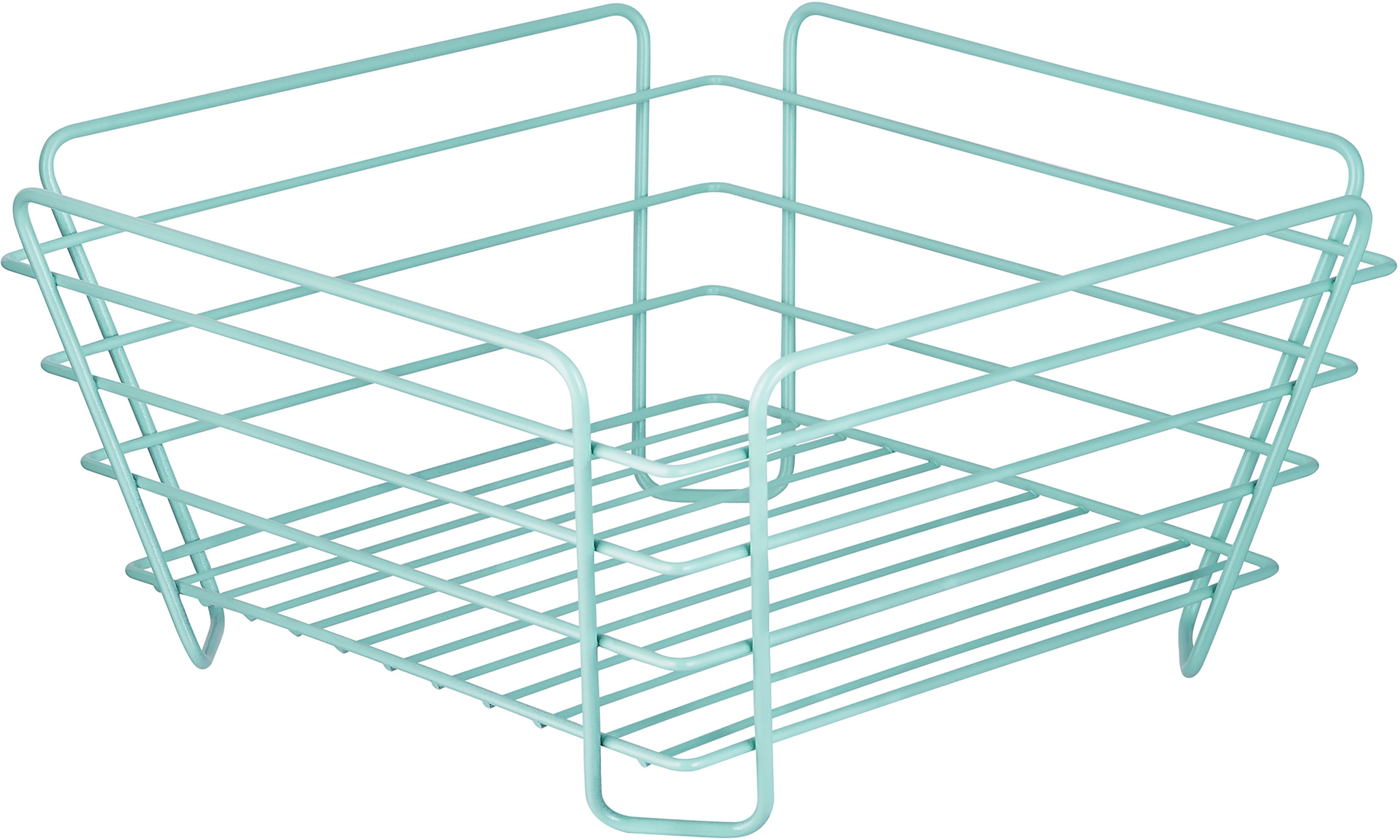 Изображение товара Настольный органайзер MOROSHKA Biruza бирюзовый для кухни ванной и офиса