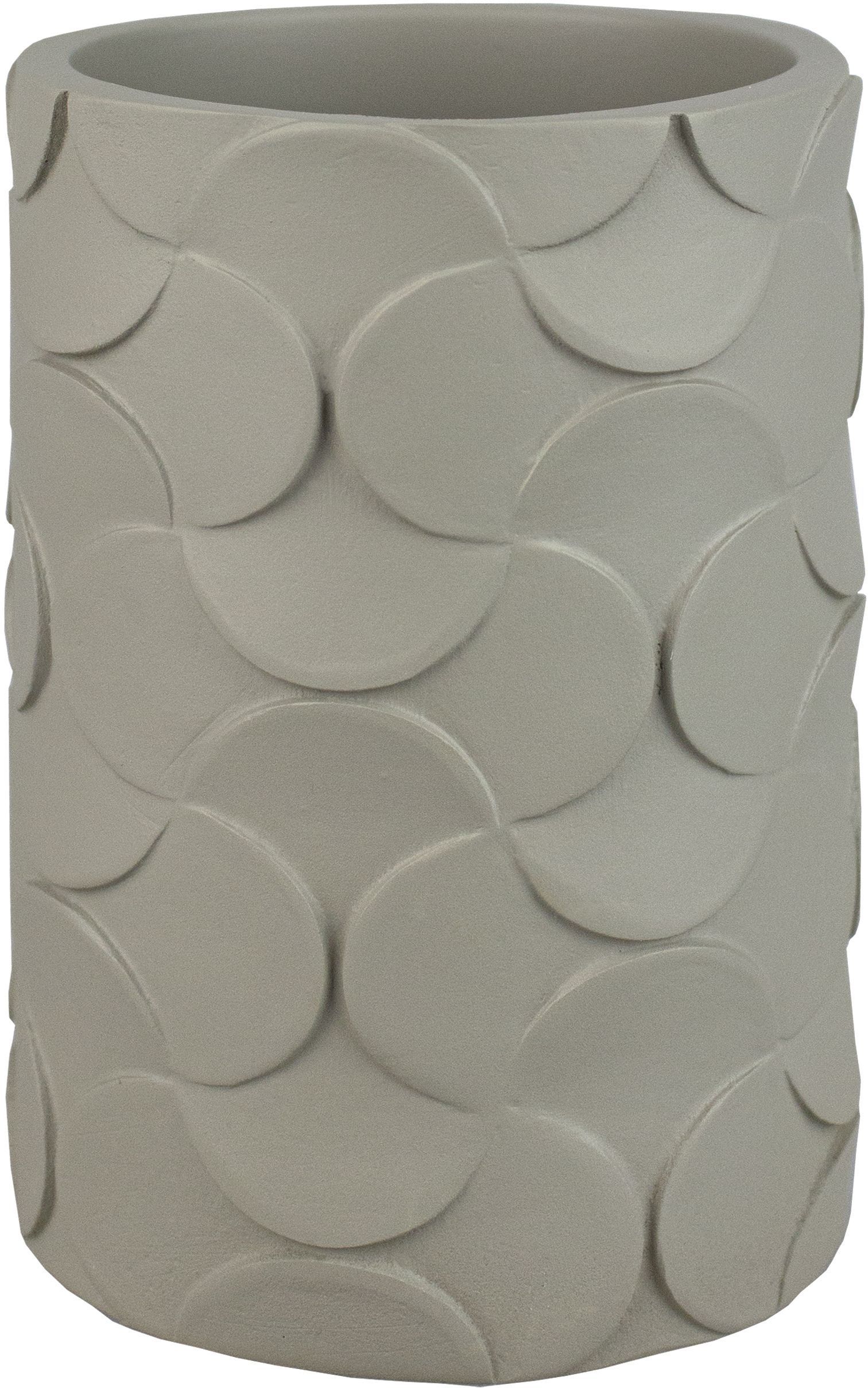Изображение товара Стакан для зубных щеток PROFFI GREY FLOWER из полирезина