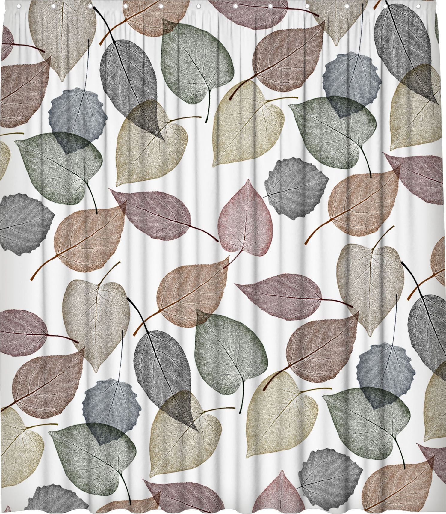 Изображение товара Штора для ванной с принтом Fresh Code Autumn vibes 180x180 см