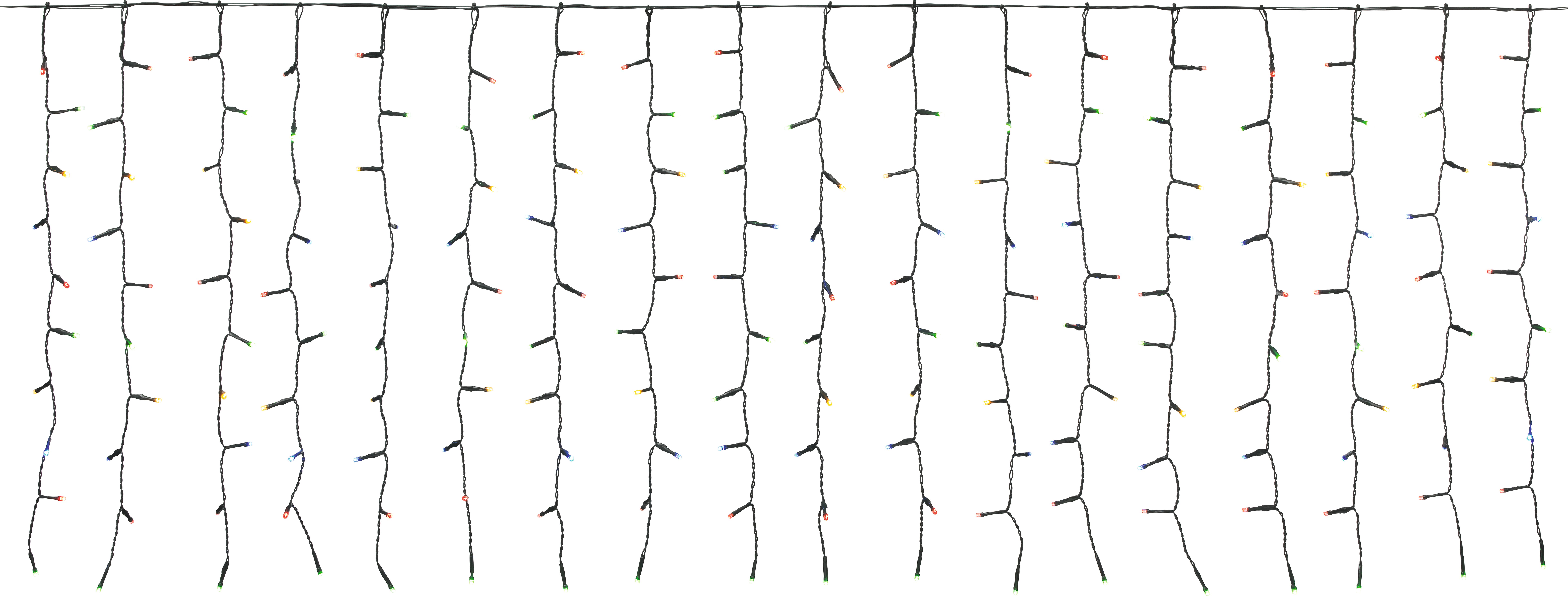 Изображение товара Внешняя гирлянда занавес 240 LED многоцветный 3 м для улицы
