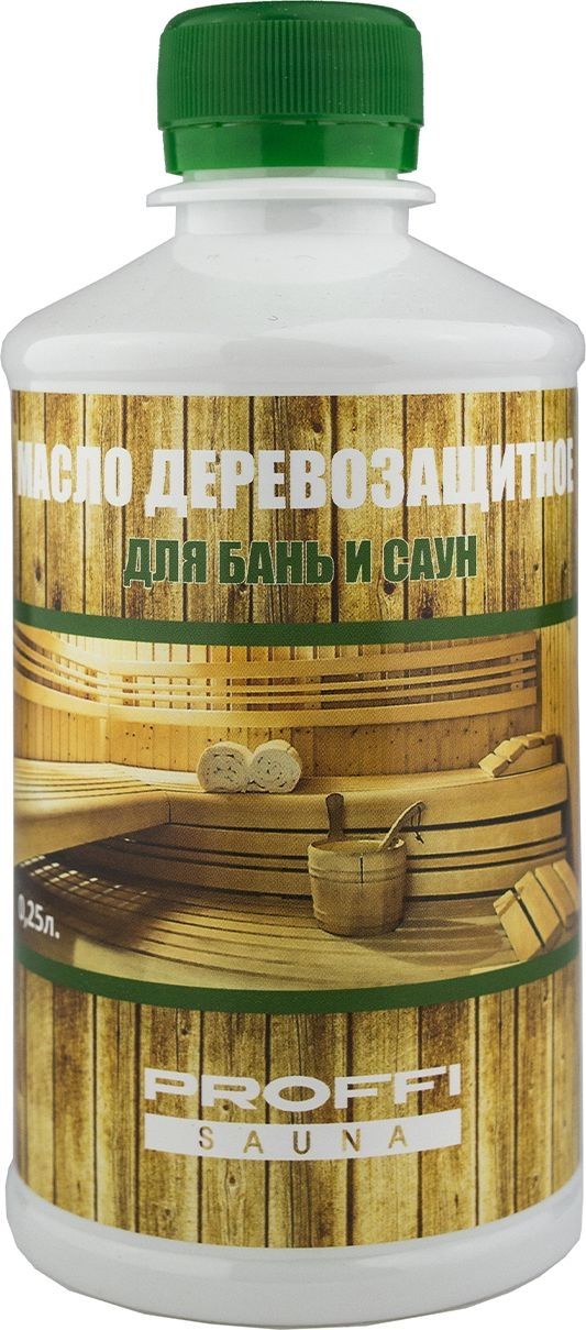 Изображение товара Масло деревозащитное для бань и саун 0,25 л.