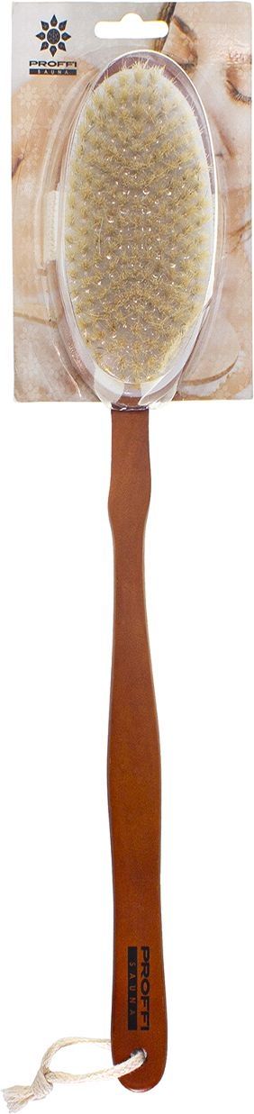Изображение товара Щетка для тела с натуральной щетиной, PROFFI SAUNA